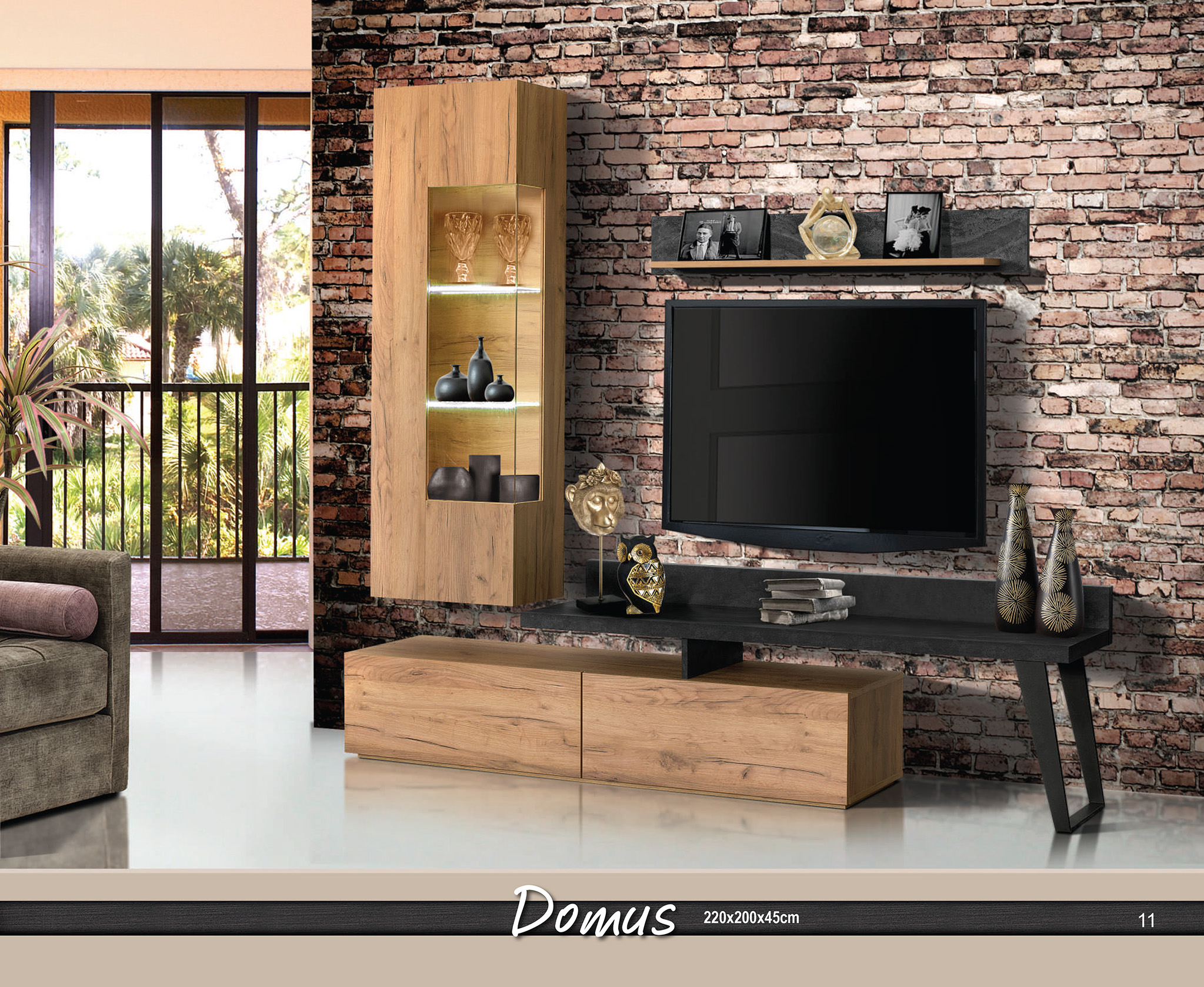 Σύνθεση TV Domus — Έπιπλα Καψής, Αμαλιάδα Ηλείας