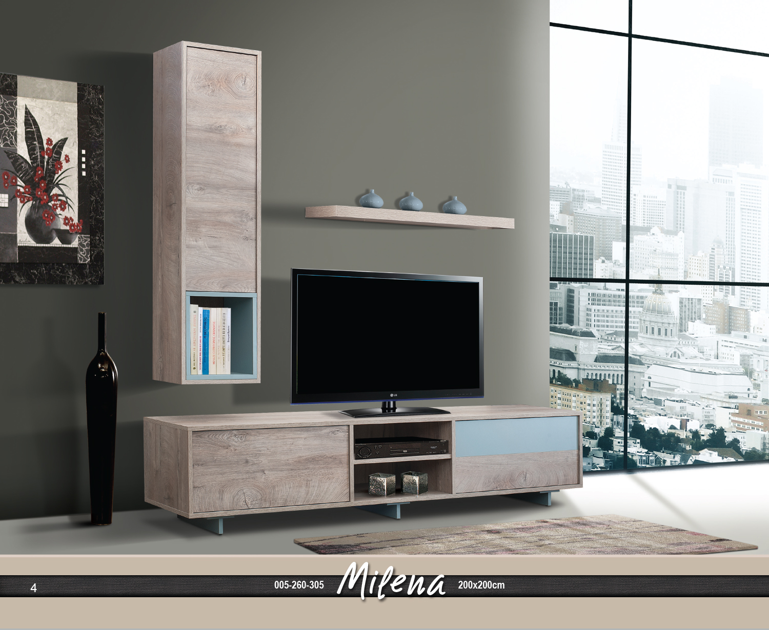 Σύνθεση TV Milena — Έπιπλα Καψής, Αμαλιάδα Ηλείας