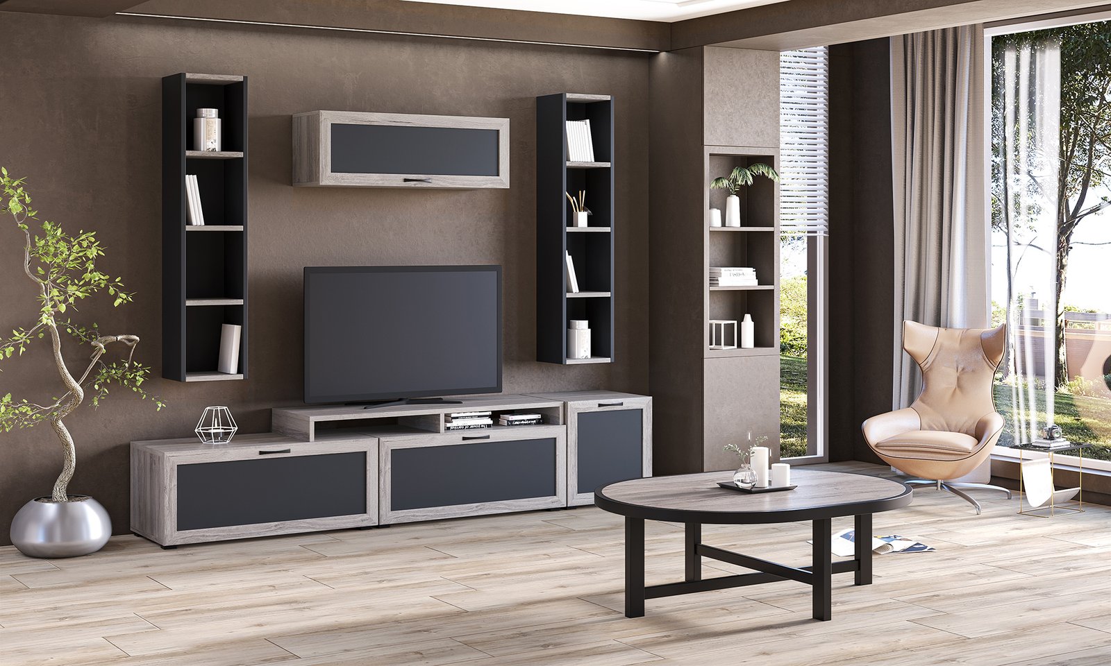 Σύνθεση TV Νο 59 — Έπιπλα Καψής, Αμαλιάδα Ηλείας