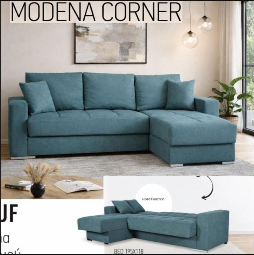 Καναπές-κρεβάτι Modena Corner — Έπιπλα Καψής, Αμαλιάδα Ηλείας
