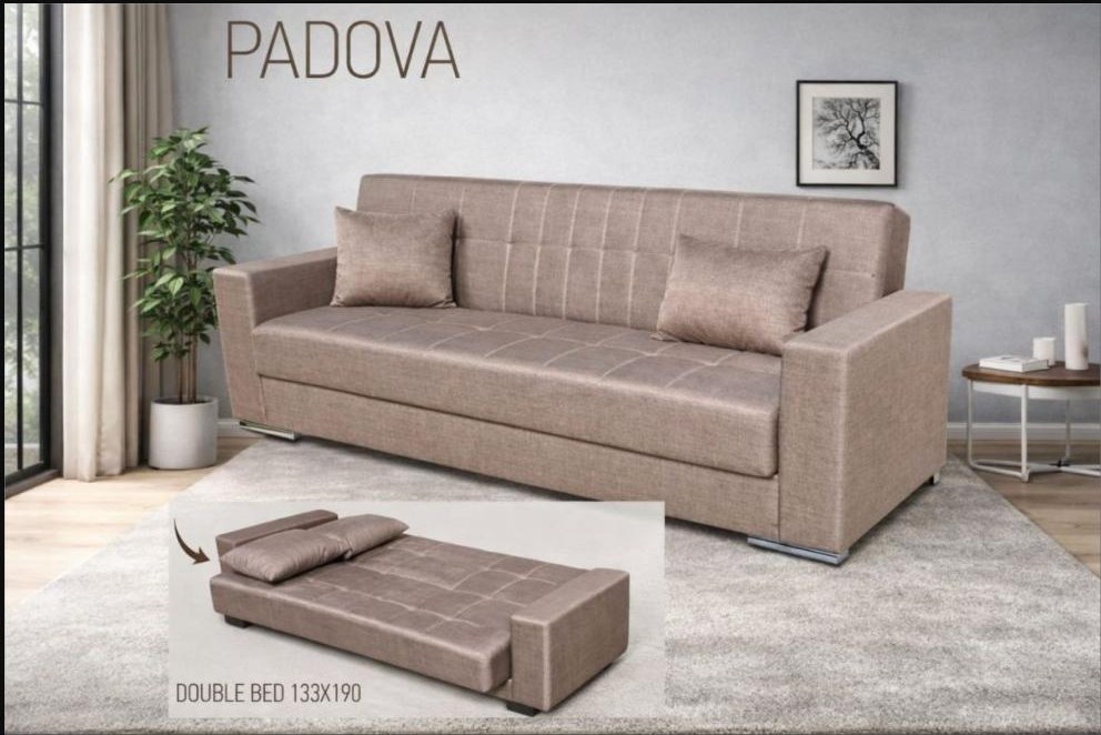 Καναπές-κρεβάτι Padova — Έπιπλα Καψής, Αμαλιάδα Ηλείας
